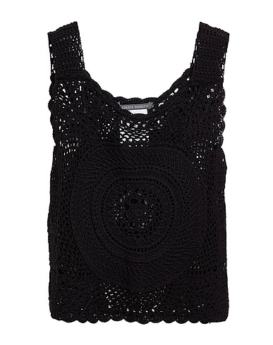 ALBERTA FERRETTI Top Nero 100% Cotone