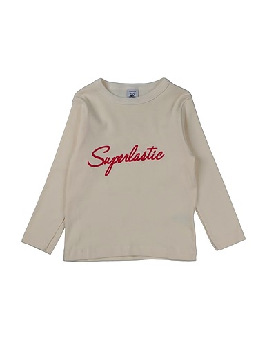 PETIT BATEAU T-shirt Ivory 100% Cotton