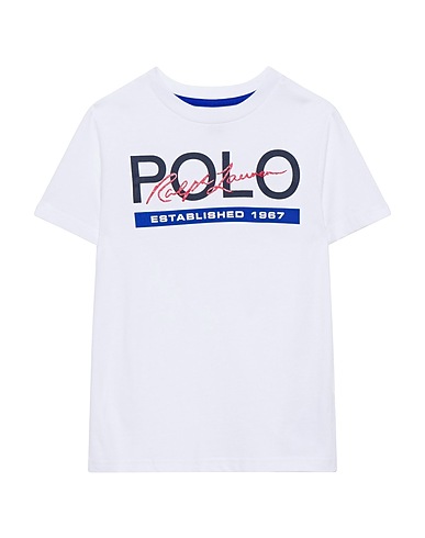 POLO RALPH LAUREN T-shirt Polo T-shirt
 White 100% Cotton