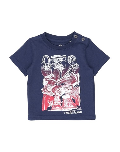 TIMBERLAND T-shirt Midnight blue 100% Cotton, Elastane