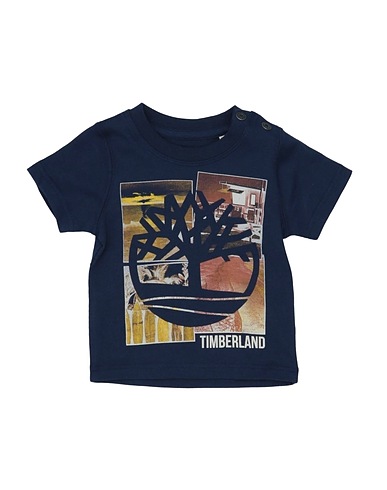 TIMBERLAND TOPWEAR Midnight blue 100% Cotton, Elastane