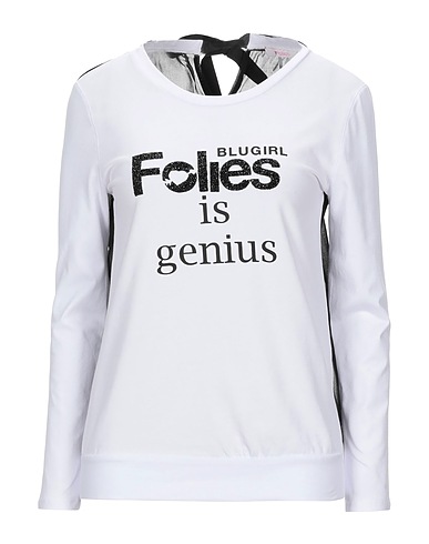 BLUGIRL T-shirt White 95% Cotton, 5% Elastane