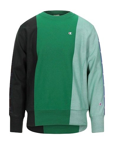 CHAMPION REVERSE WEAVE Sweatshirt Green 90% Cotton, 10% Polyester