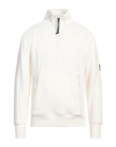 C.P. COMPANY Felpa Avorio 100% Cotone