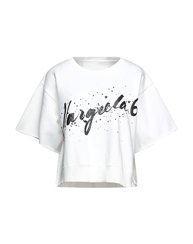 MM6 MAISON MARGIELA Sweatshirt White 100% Cotton, Elastane