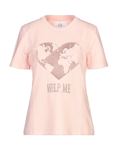 ALBERTA FERRETTI T-shirt Rosa chiaro 100% Cotone