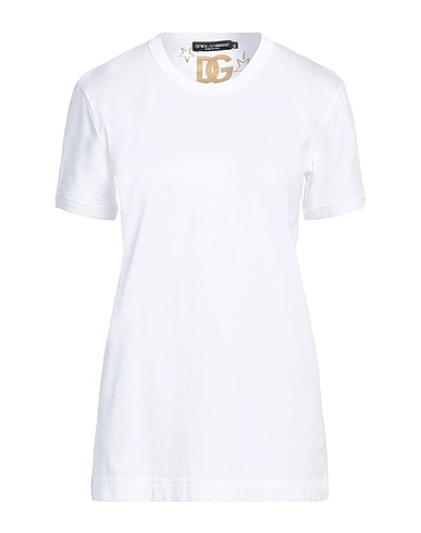DOLCE&GABBANA ベーシックTシャツ ホワイト コットン 100%