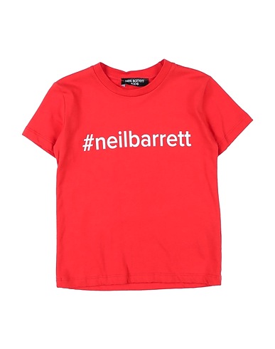 NEIL BARRETT T-shirt Red 100% Viscose