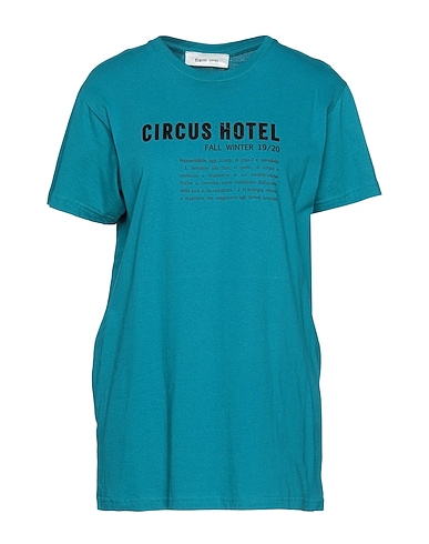 CIRCUS HOTEL Camiseta Verde agua profundo 100% Algodón