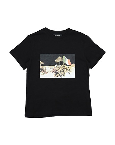 I'M BRIAN Ｔシャツ ブラック コットン 100%