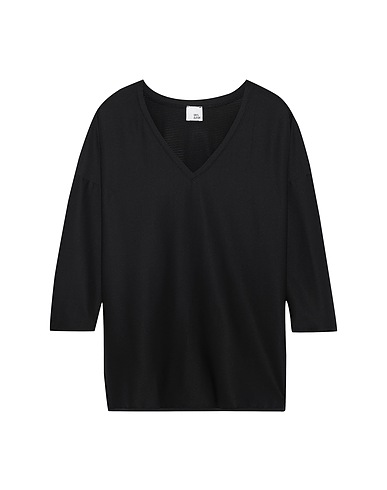 IRIS & INK T-shirt Nero 82% Nylon, 18% Elastan
