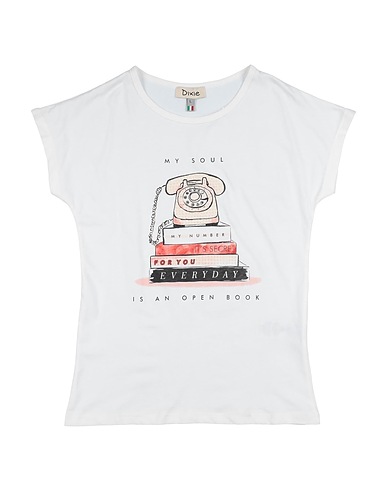 DIXIE T-shirt White 100% Cotton