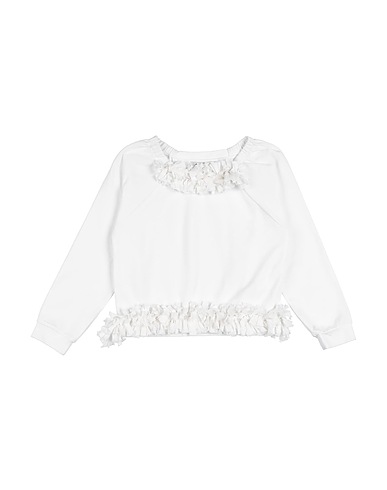 DONDUP Sweatshirt White 93% Cotton, 7% Elastane