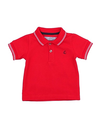 PETIT BATEAU Poloshirt Rot 100% Baumwolle