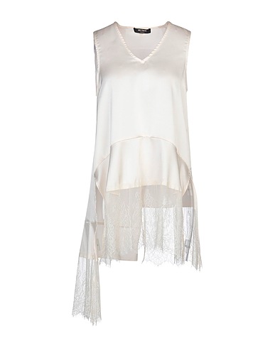 MY TWIN TWINSET Top Ivory 100% Polyester, Polyamide