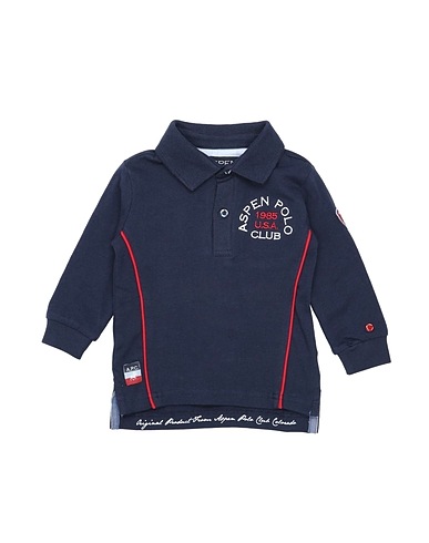 ASPEN POLO CLUB Polo shirt Midnight blue 95% Cotton, 5% Elastane