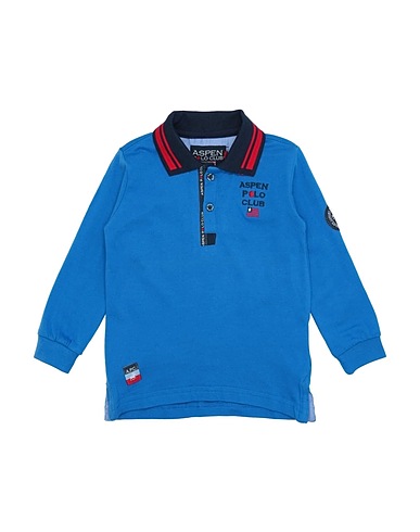 ASPEN POLO CLUB Polo Blu china 95% Cotone, 5% Elastan