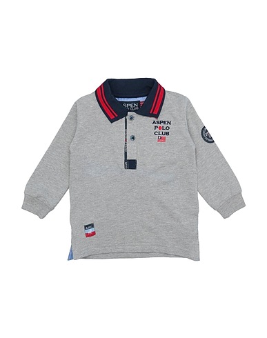 ASPEN POLO CLUB Poloshirt Grau 95% Baumwolle, 5% Elastan