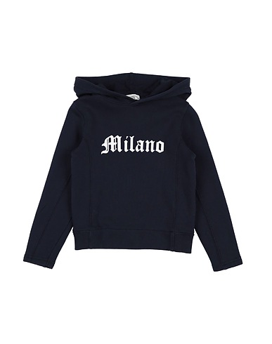 PAOLO PECORA Hooded track jacket  Navy blue 100% Cotton