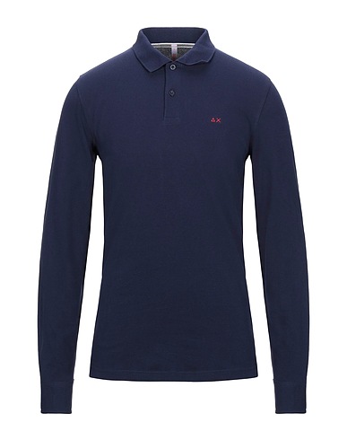 SUN 68 Polo Blu notte 95% Cotone, 5% Elastan