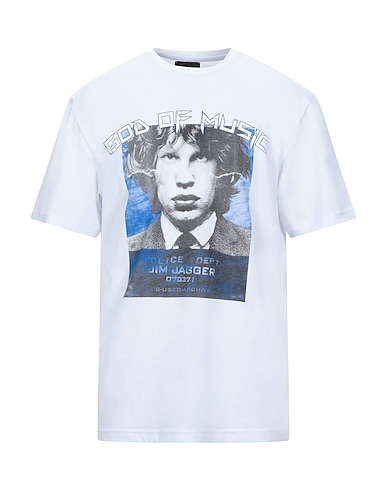 B-USED T-shirt White 100% Cotton