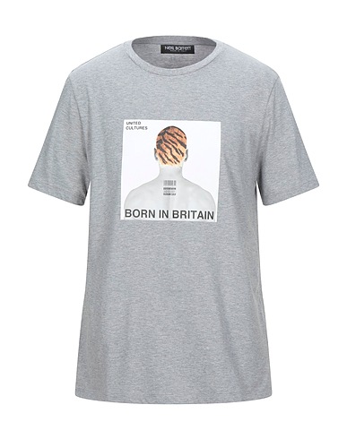 NEIL BARRETT T-shirt Grey 100% Cotton