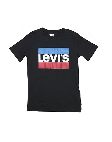 LEVI'S T-shirt Black 100% Cotton