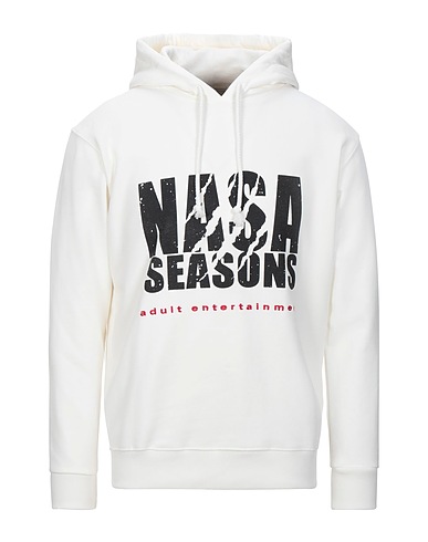NASASEASONS™ Felpa Bianco 100% Cotone
