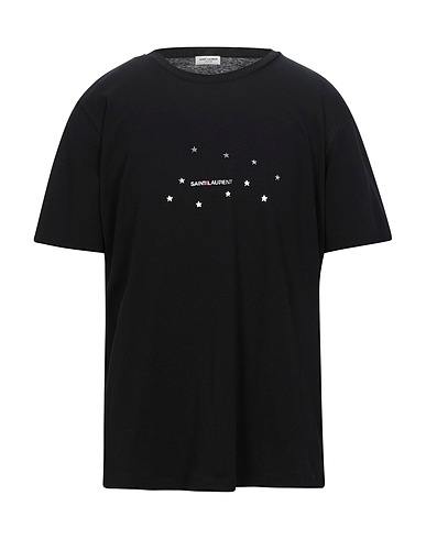 SAINT LAURENT T-shirt Black 100% Cotton