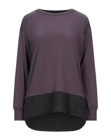 STEFANO MORTARI T-shirt Piombo 92% Viscosa, 8% Elastan, Lana