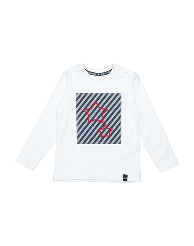 DANIELE ALESSANDRINI T-shirt Bianco 95% Cotone, 5% Elastan