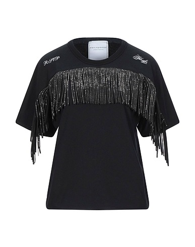 PHILOSOPHY di LORENZO SERAFINI T-shirt Black 100% Cotton
