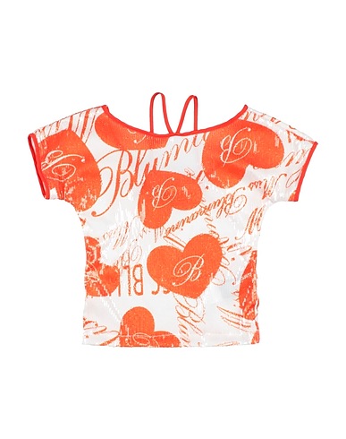 MISS BLUMARINE T-shirt Orange 100% Polyester