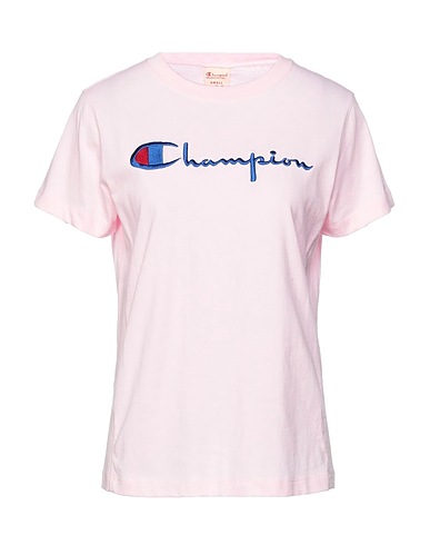CHAMPION T-shirt Pink 100% Cotton