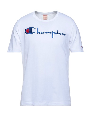 CHAMPION T-shirt White 100% Cotton
