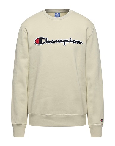 CHAMPION Sweatshirt Beige 100% Cotton