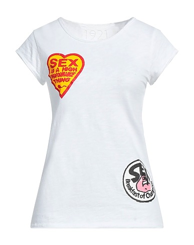 1921 Basic T-Shirt White 100% Cotton