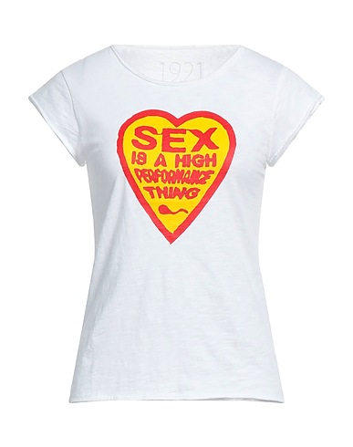 1921 T-shirt Bianco 100% Cotone