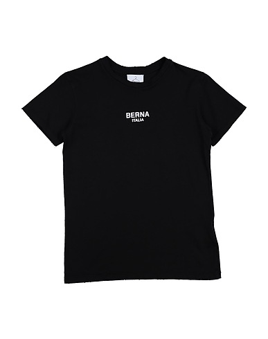 BERNA T-shirt Black 100% Cotton
