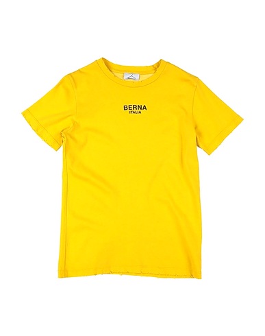 BERNA T-shirt Giallo 100% Cotone