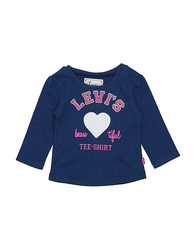 LEVI'S T-shirt Midnight blue 100% Cotton