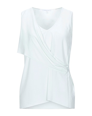 PATRIZIA PEPE Top Verde chiaro 76% Acetato, 24% Seta