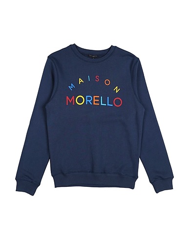 FRANKIE MORELLO Felpa Blu notte 100% Cotone