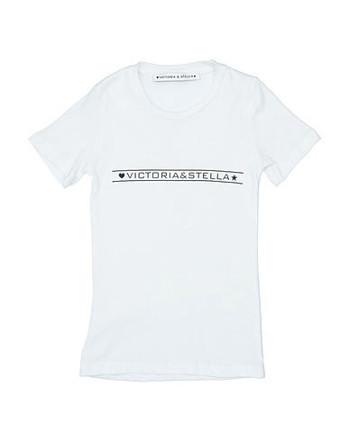 VICTORIA & STELLA T-Shirt Weiß 100% Baumwolle
