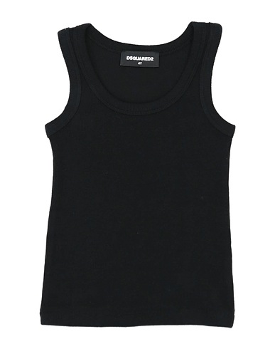DSQUARED2 T-shirt Black 94% Cotton, 6% Elastane