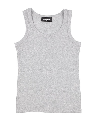 DSQUARED2 Canotta Grigio chiaro 94% Cotone, 6% Elastan
