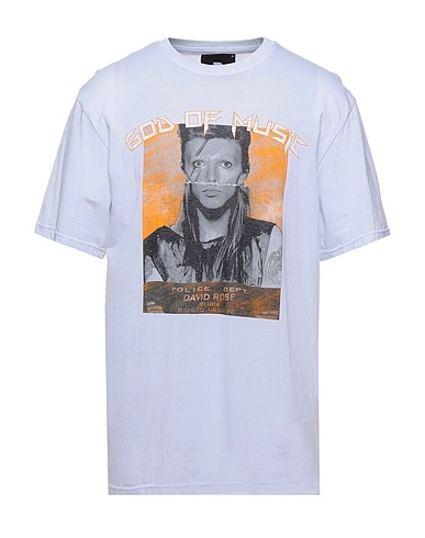 B-USED T-shirt Bianco 100% Cotone