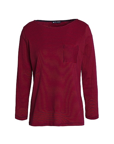 PETIT BATEAU T-shirt Burgundy 100% Cotton