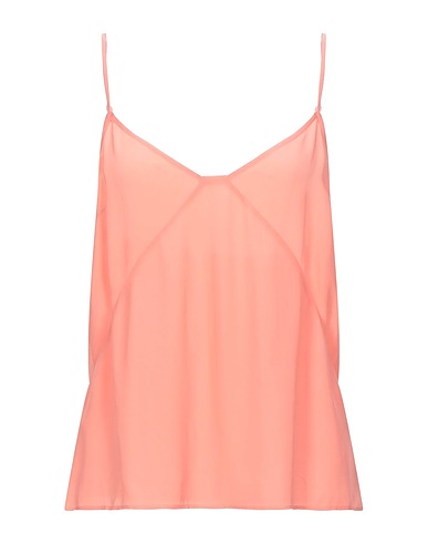 PATRIZIA PEPE Top Salmon pink 76% Acetate, 24% Silk