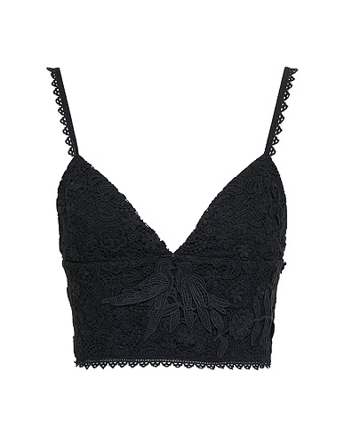 REDValentino Bustier Black 100% Cotton